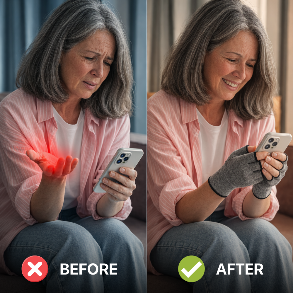 Fleximedix Compression Gloves - Instant Pain Relief during Daily Tasks